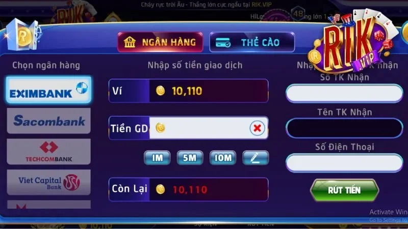 Vì sao cần rút tiền Rikvip đúng cách?