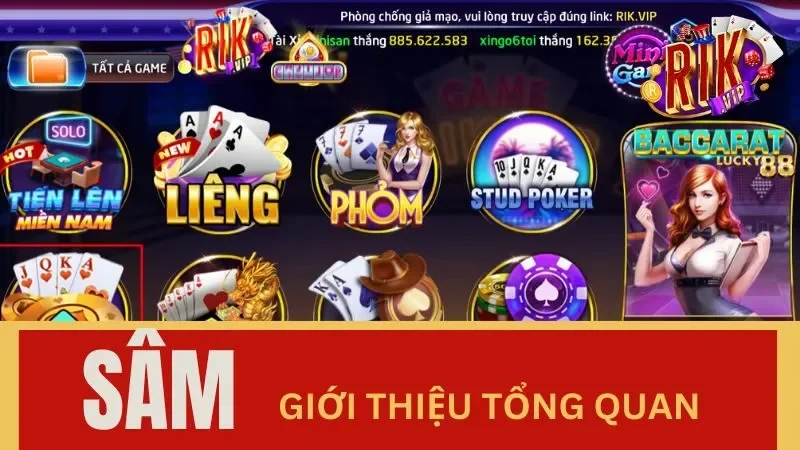 Hướng dẫn chơi Sâm online tại Rikvip chi tiết