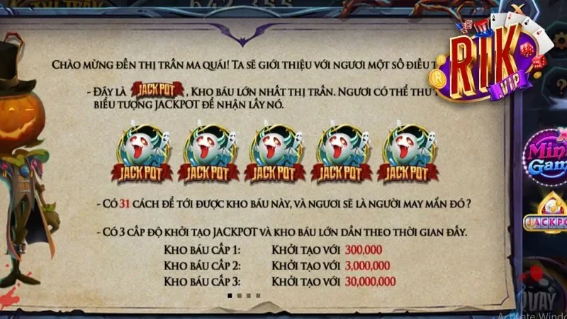 Cách chơi game slot thị trấn ma quái tại Rikvip 