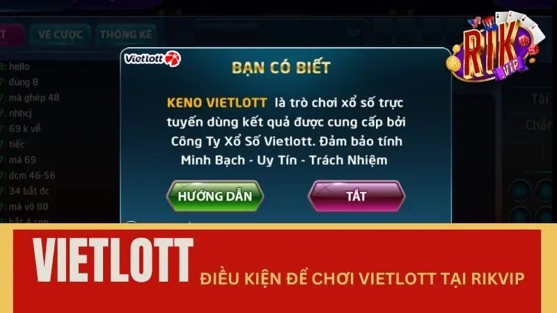 Đôi nét xổ số Vietlott trên Rikvip