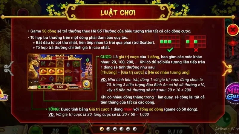 Luật chơi game xin xăm nổ hũ tại Rikvip