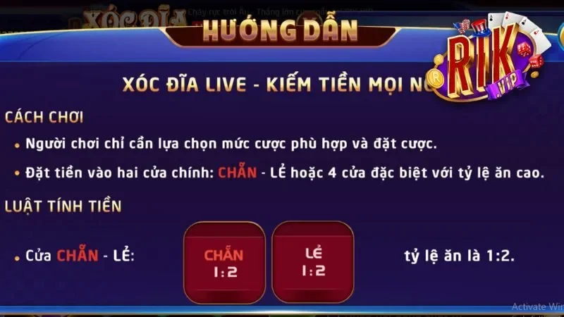 Ưu điểm của Live Xóc Đĩa tại Rikvip