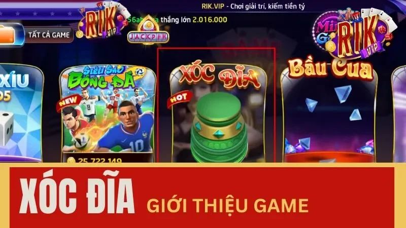 Giới thiệu game Xóc Đĩa tại Rikvip 