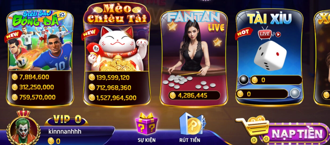 Game slot nổ hũ tại Rikvip